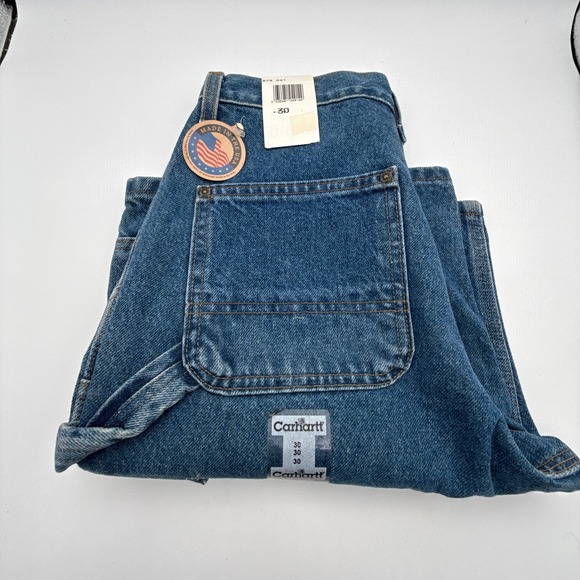 Carhartt Double Knee Denim Jean Shorts 30 B79 DST Darkstone NWT Deadstock NOS - Picture 10 of 10